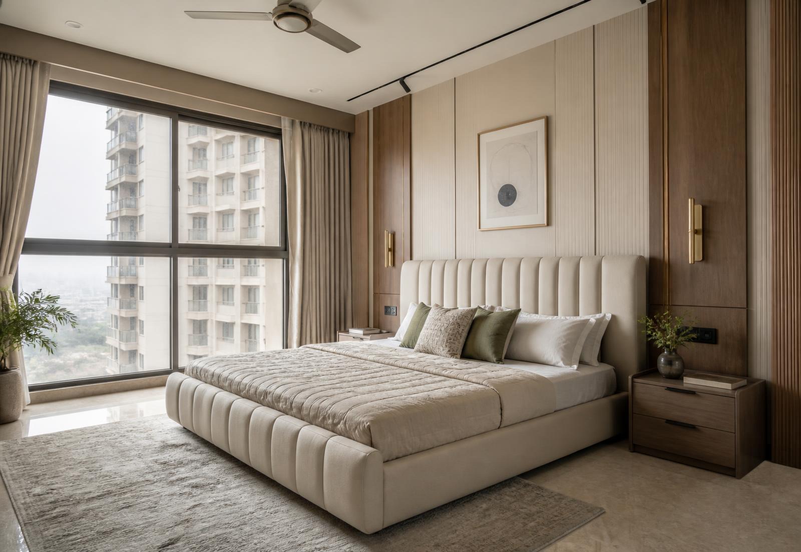 Willow Bedroom — Master Bedroom Interior in Mumbai by Cozy Home Interiors