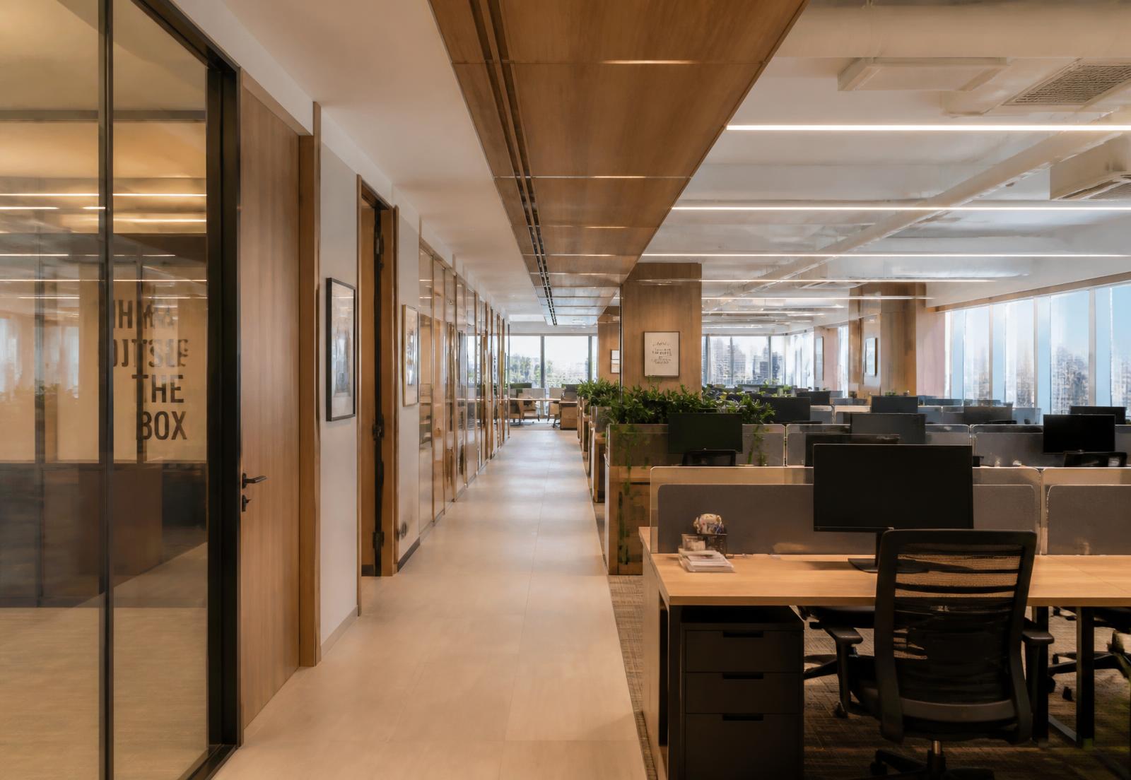 Meridian Office — Commercial Office Interior in Mumbai by Cozy Home Interiors