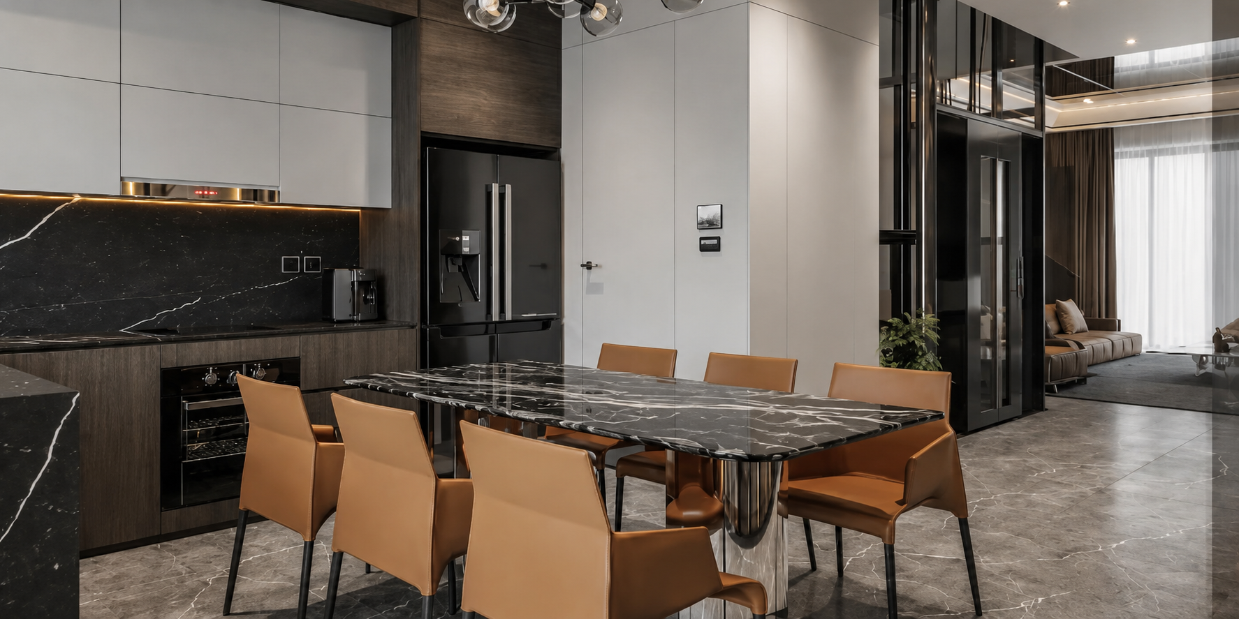 Luxury commercial workspace interior